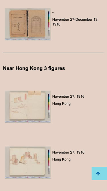 Example of display on a smartphone
